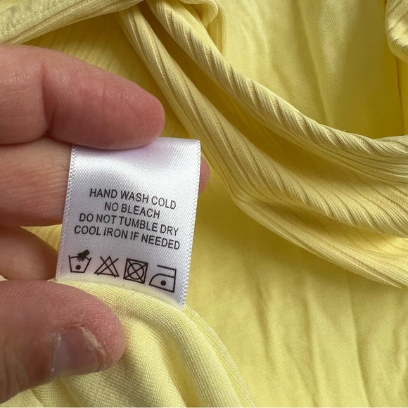 Privacy Please Revolve Women’s Bekka Canary Yellow Bodysuit Size Small‎ - Picture 16 of 16